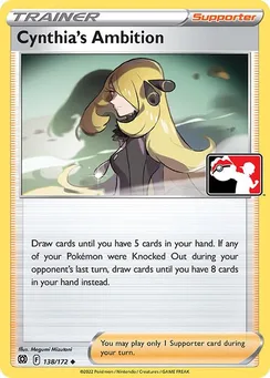 Cynthia's Ambition, Play! Pokémon Prize Pack Series