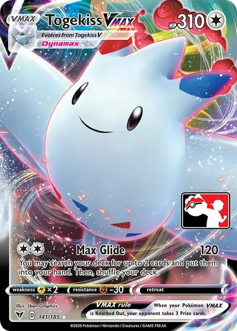 Togekiss VMAX, Play! Pokémon Prize Pack Series #141
