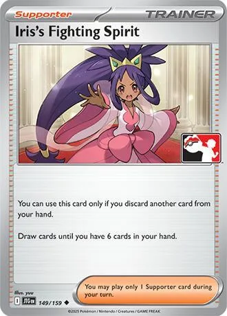 Iris's Fighting Spirit, Play! Pokémon Prize Pack Series #149