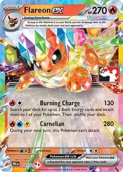 Flareon ex, Play! Pokémon Prize Pack Series