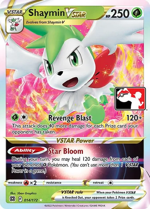 Shaymin VSTAR, Play! Pokémon Prize Pack Series #14