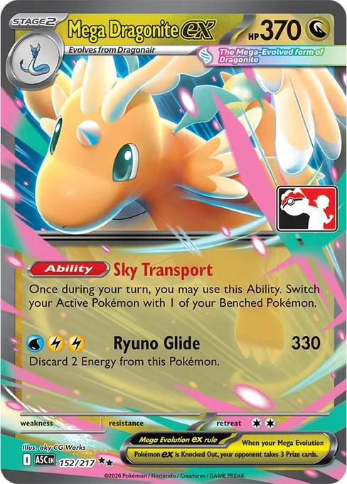 Mega Dragonite ex, Play! Pokémon Prize Pack Series #152