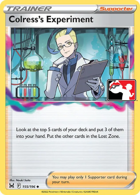 Colress's Experiment, Play! Pokémon Prize Pack Series #155