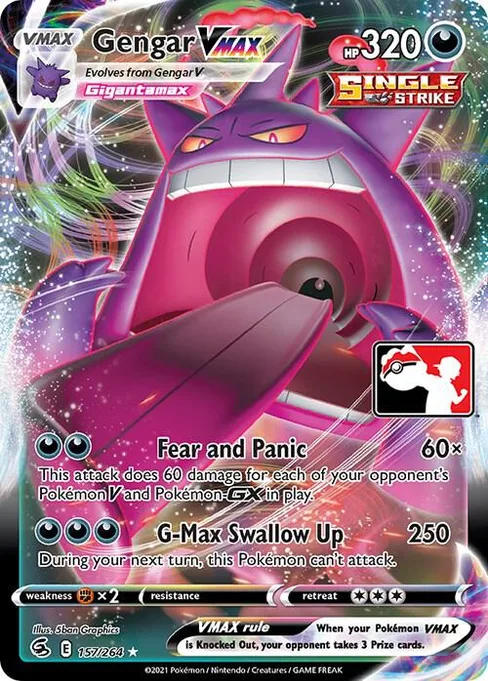 Gengar VMAX, Play! Pokémon Prize Pack Series #157