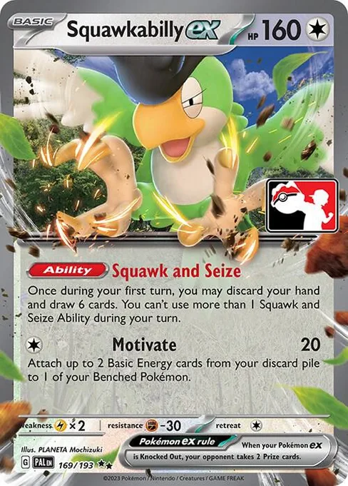 Squawkabilly ex, Play! Pokémon Prize Pack Series #169