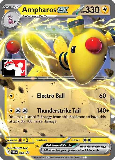 Ampharos ex, Play! Pokémon Prize Pack Series #16
