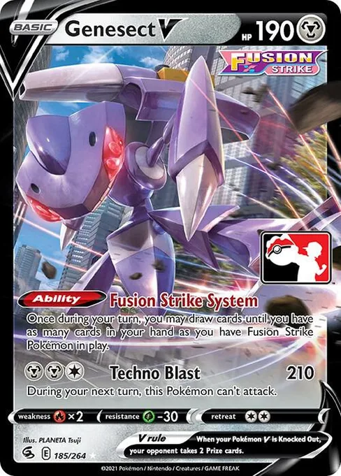 Genesect V, Play! Pokémon Prize Pack Series #185
