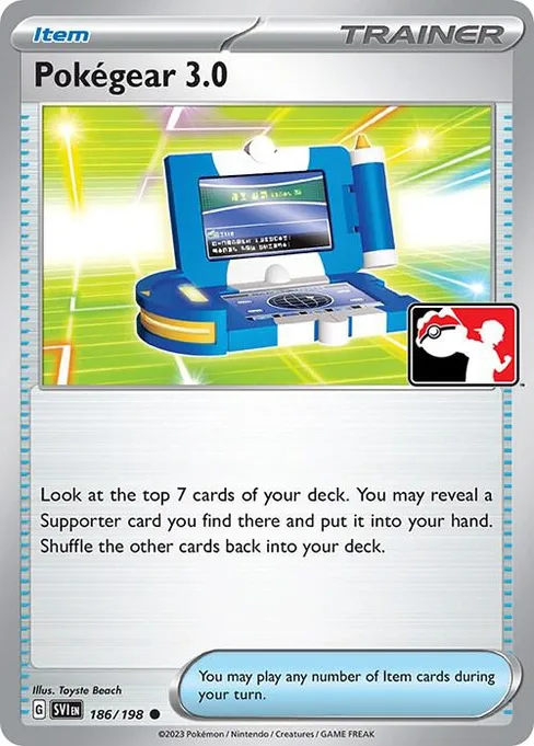 Pokegear 3.0, Play! Pokémon Prize Pack Series #186
