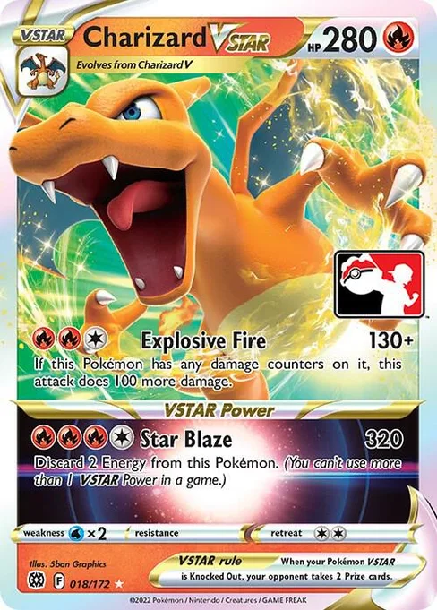 Charizard VSTAR, Play! Pokémon Prize Pack Series #18