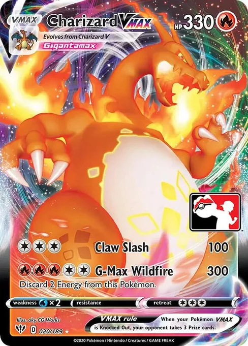 Charizard VMAX, Play! Pokémon Prize Pack Series #20