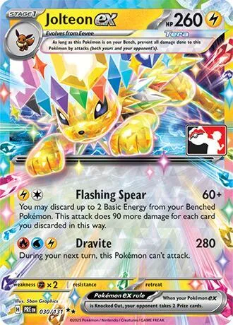 Jolteon ex, Play! Pokémon Prize Pack Series #30