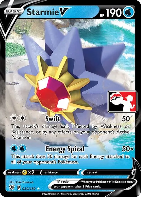 Starmie V, Play! Pokémon Prize Pack Series #30
