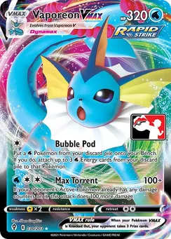 Vaporeon VMAX, Play! Pokémon Prize Pack Series