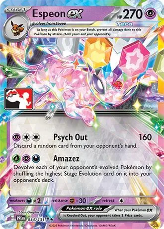 Espeon ex, Play! Pokémon Prize Pack Series #34