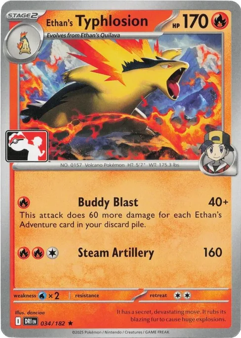 Ethan's Typhlosion, Play! Pokémon Prize Pack Series #34