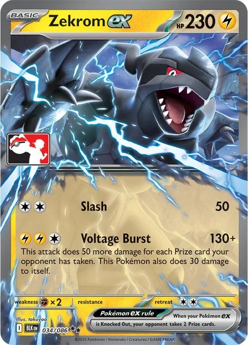 Zekrom ex, Play! Pokémon Prize Pack Series #34