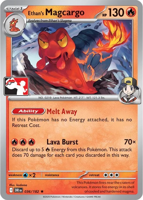 Ethan's Magcargo, Play! Pokémon Prize Pack Series #36