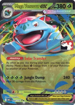 Mega Venusaur ex, Play! Pokémon Prize Pack Series