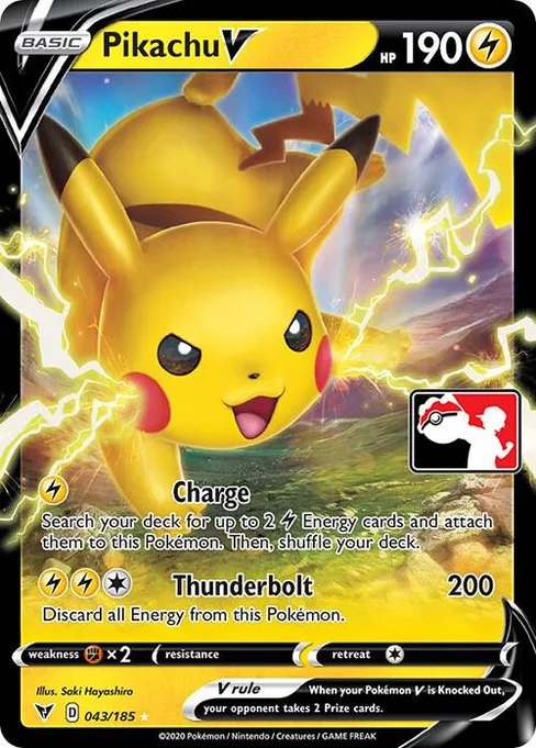 Pikachu V, Play! Pokémon Prize Pack Series #43