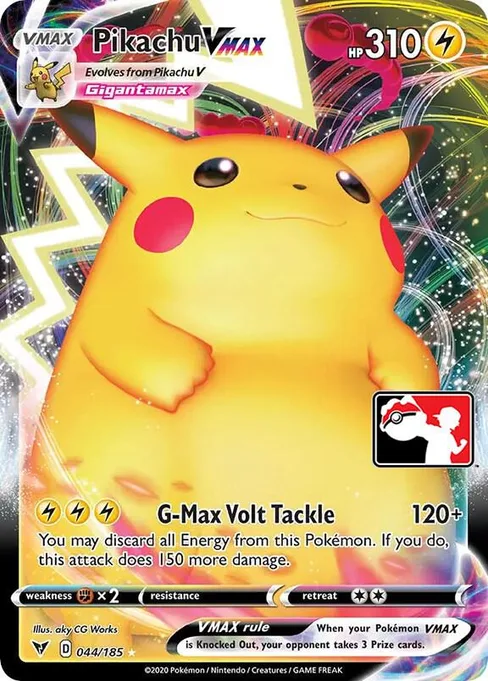 Pikachu VMAX, Play! Pokémon Prize Pack Series #44