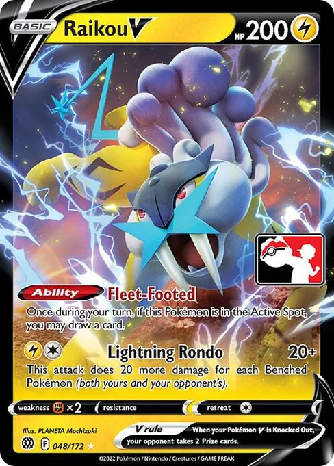 Raikou V, Play! Pokémon Prize Pack Series #48