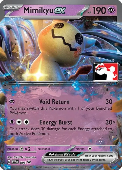 Mimikyu ex, Play! Pokémon Prize Pack Series #4