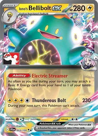 Iono's Bellibolt ex, Play! Pokémon Prize Pack Series #53