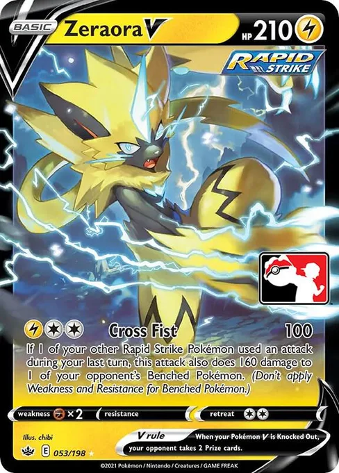 Zeraora V, Play! Pokémon Prize Pack Series #53
