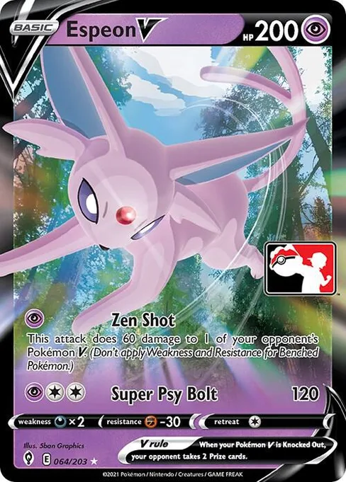 Espeon V, Play! Pokémon Prize Pack Series #64