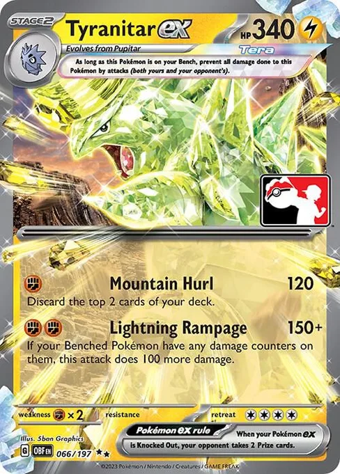 Tyranitar ex, Play! Pokémon Prize Pack Series #66