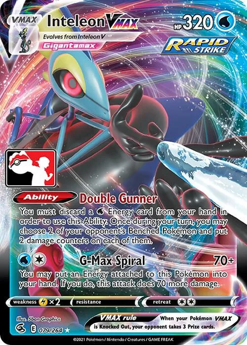 Inteleon VMAX, Play! Pokémon Prize Pack Series #79
