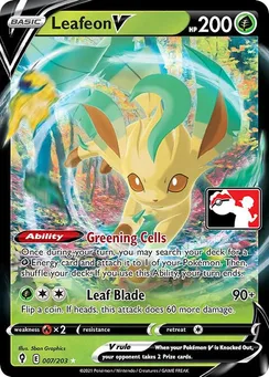 Leafeon V, Play! Pokémon Prize Pack Series