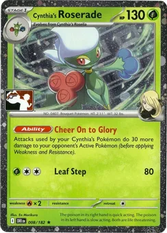 Cynthia's Roserade, Play! Pokémon Prize Pack Series (Cosmos Holo)