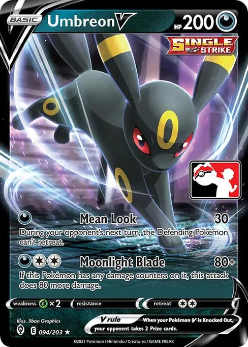 Umbreon V, Play! Pokémon Prize Pack Series #94