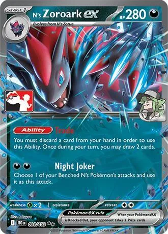 N's Zoroark ex, Play! Pokémon Prize Pack Series #98