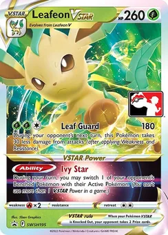 Leafeon VSTAR, Play! Pokémon Prize Pack Series