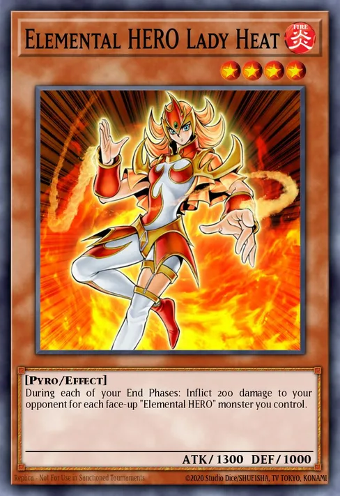 Elemental HERO Lady Heat, Premium Pack 2 (TCG) #PP02-EN008