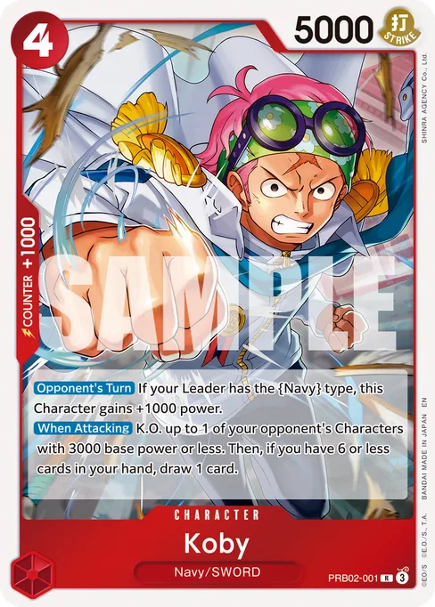 Koby, ONE PIECE CARD THE BEST vol.2 #PRB02-001