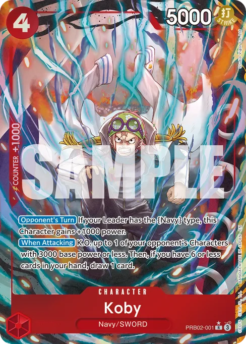 Koby, ONE PIECE CARD THE BEST vol.2 #PRB02-001_p1