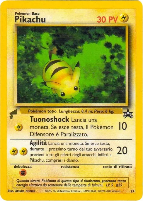Pikachu, Pikachu World Collection Promos #27