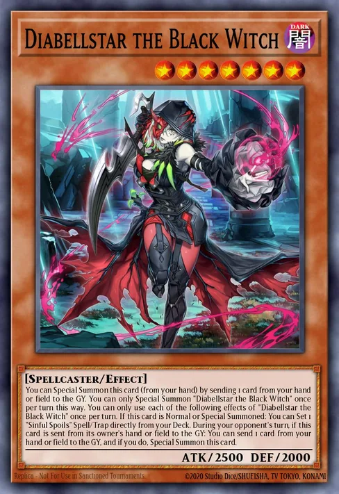 Diabellstar the Black Witch, Quarter Century Bonanza #RA03-EN032