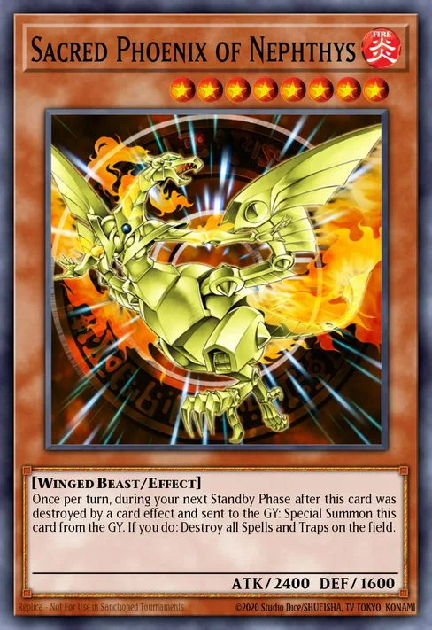 Sacred Phoenix of Nephthys, Quarter Century Bonanza #RA03-EN147