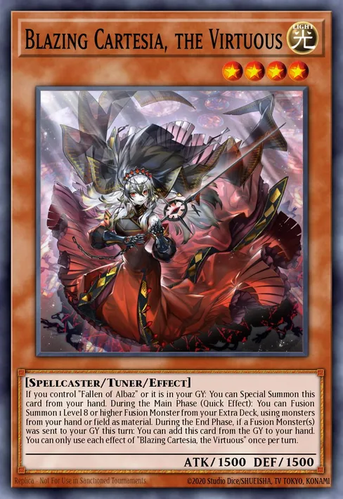 Blazing Cartesia, the Virtuous, Quarter Century Stampede #RA04-EN041