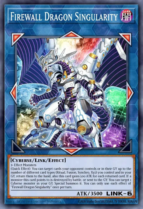 Firewall Dragon Singularity, Rarity Collection 5 #RA05-EN146