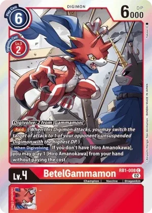 BetelGammamon, RB-01: Resurgence Booster #RB1-008