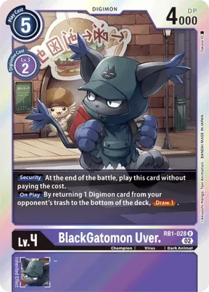 BlackGatomon Uver., RB-01: Resurgence Booster #RB1-028