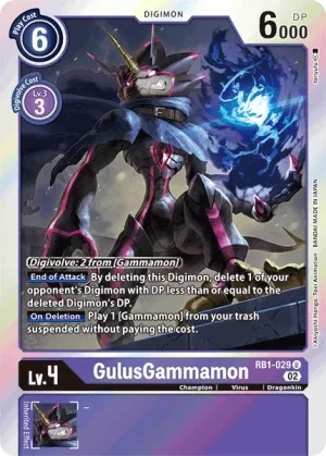 GulusGammamon, RB-01: Resurgence Booster #RB1-029