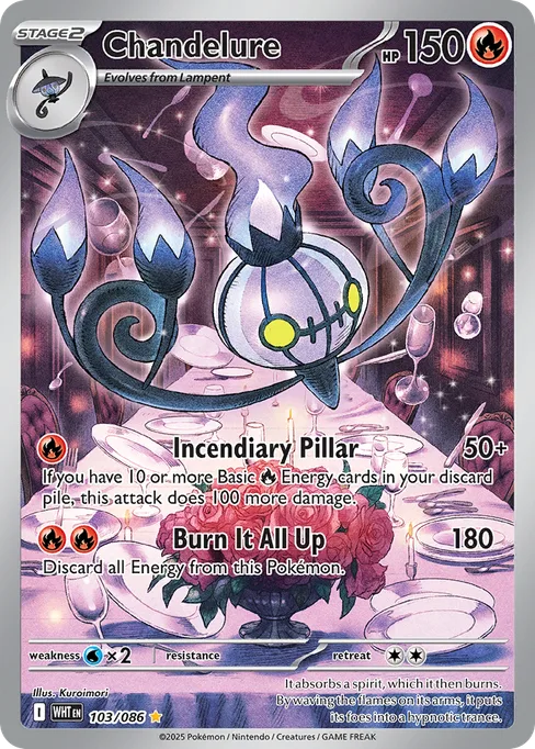 Chandelure, White Flare #103