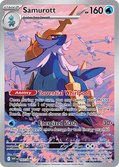 Samurott, White Flare #107