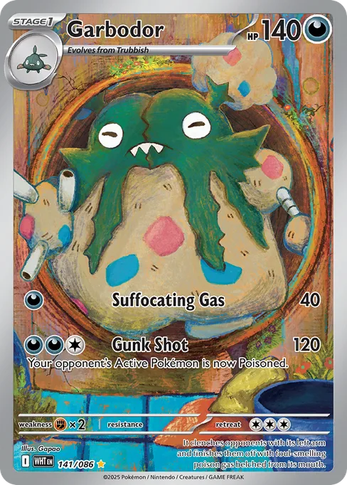 Garbodor, White Flare #141
